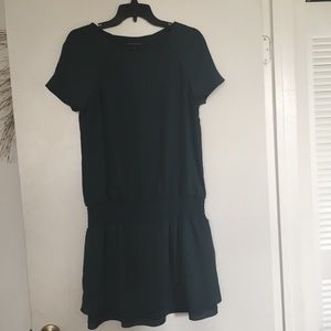 Emerald green Mini dress Banana Republic